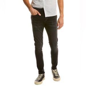 Rag & Bone Fit 1 Authentic Stretch Jeans in Washed Black 32L